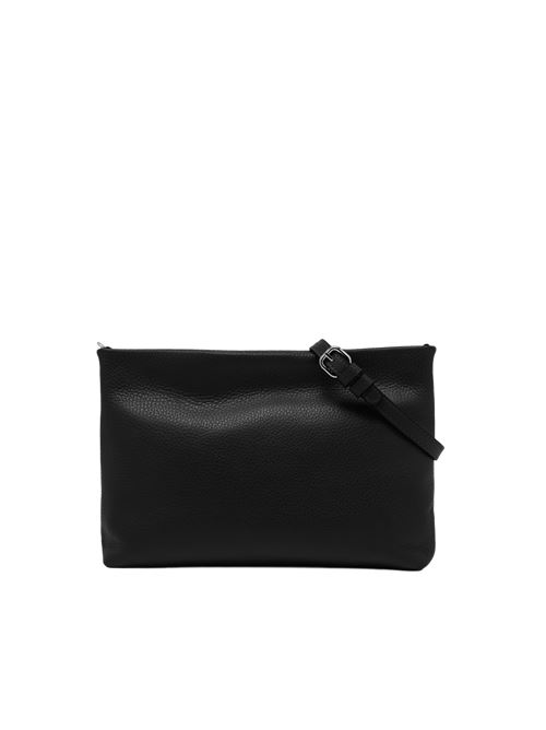 Pochette da donna in pelle martellata, con tracolla removibile, colore nero GIANNI CHIARINI | 8265COMMGRNEM001